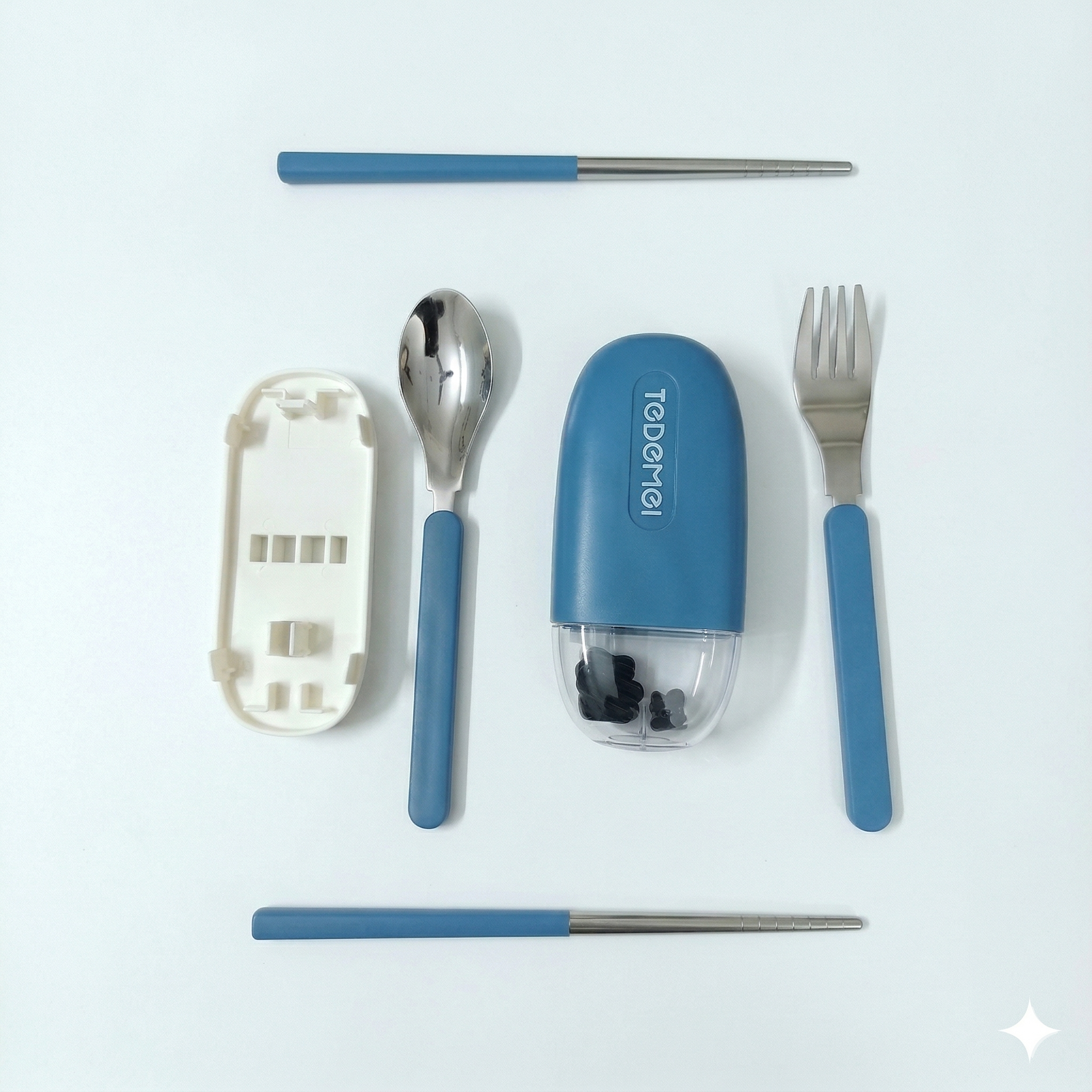 Travel Kawaii Cutlery Set