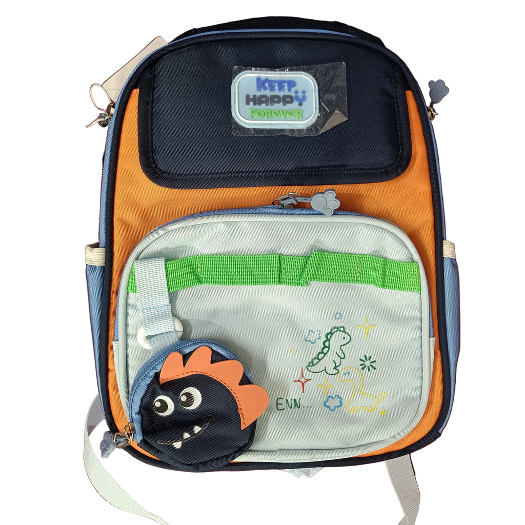 Cute Kids Cartoon Backpack with Mini Pouch – Lightweight Nursery & Preschool School Bag