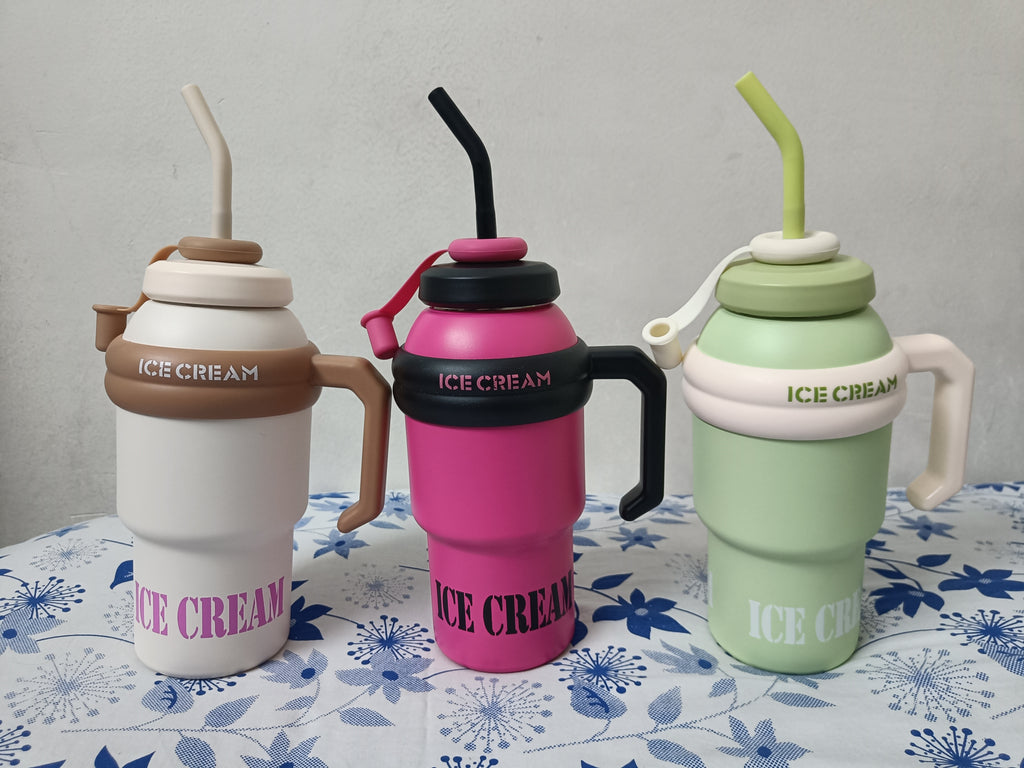 Ice-Cream Stainless Steel Bottle (1000ML)