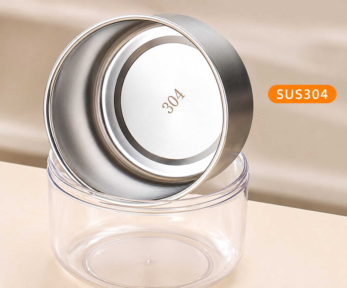 Engineering SUS304 food-grade stainless steel lunch boxes